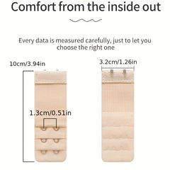 8pcs 2 Hooks Bra Strap Extenders Adjustable Bra Band Buckle
