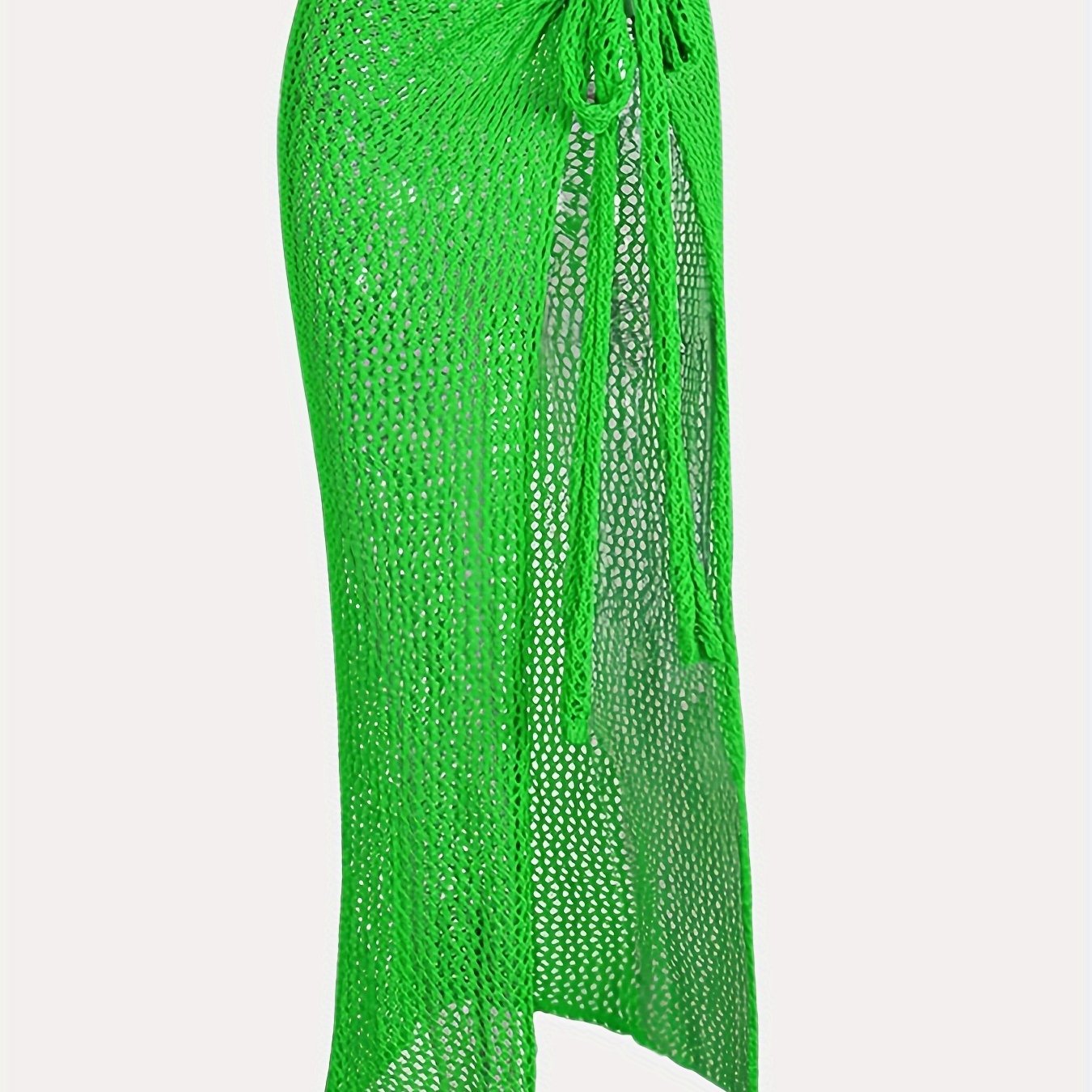 Crochet Beach Wear Skirts Vacation Sexy Maxi Sarong Skirts