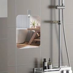 Fogless Shower Mirror for Shaving - Wall Hanging Bathroom Mirror