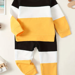 Toddler Baby Boy Outfit Long Sleeve Sweatshirt Pants Set