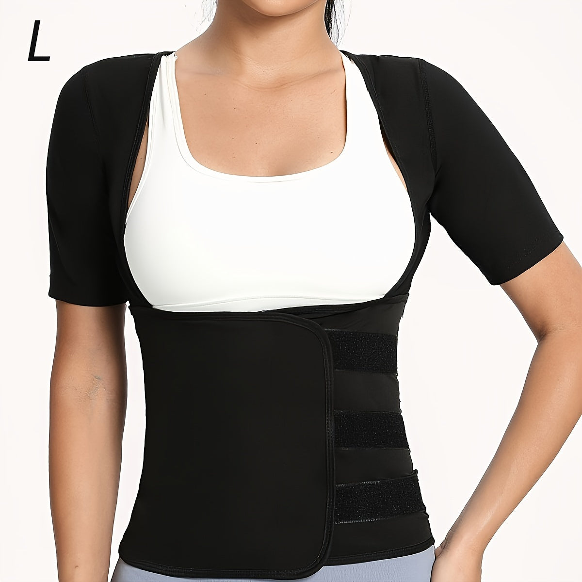 Women's Body Shaper Yoga Suit Sports Sweat Tank Top Fitness