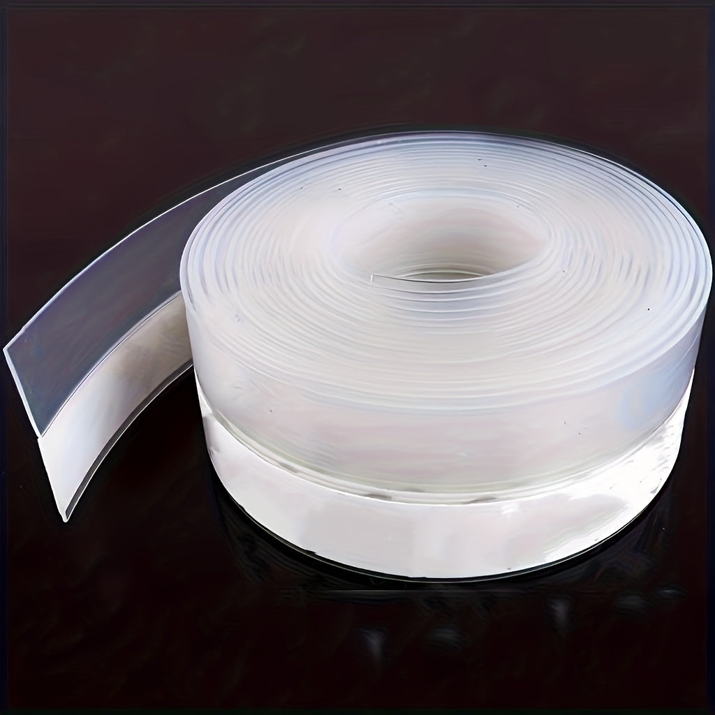 16ft Weather Stripping Silicone Door Seal Strip Transparent 35mm