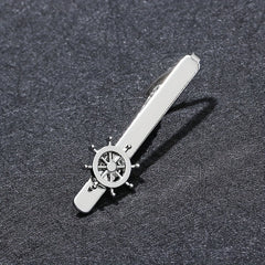 Nautical Boat Rudder Tie Clip for Men