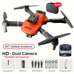 E100 Drone 4 Sided Obstacle Avoidance Dual Camera One Key Takeoff Landing