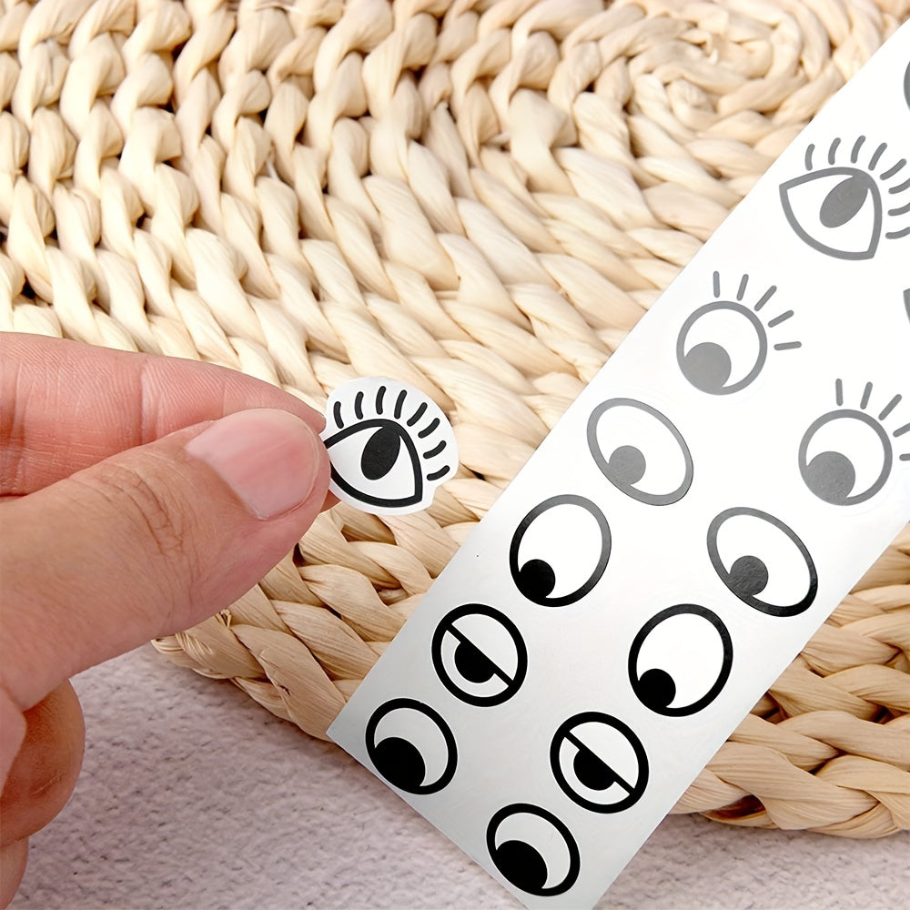 2000 Pcs Eye Stickers Labels Self Adhesive DIY Arts Crafts Toys Home Decoration