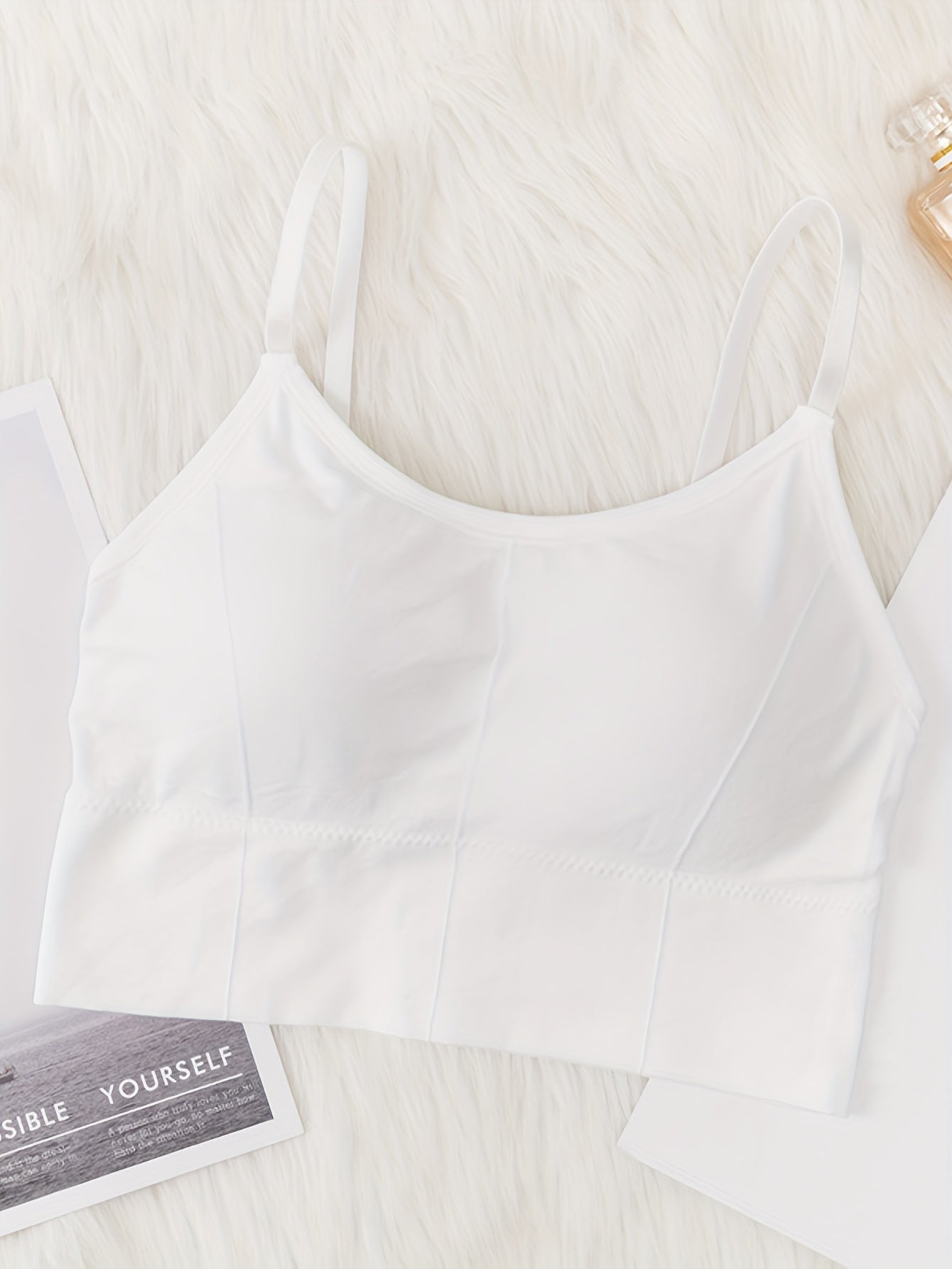 3pcs Solid Sports Bras Comfy & Breathable Yoga Workout Bra