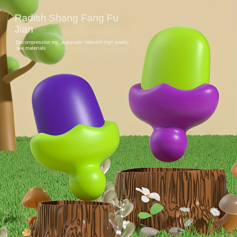Mini Eggplant 3D Gravity Sword Toy Party Halloween Christmas