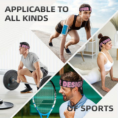 Double Sided Sports Headband Quick Dry Lightweight for Yoga Running Cycling