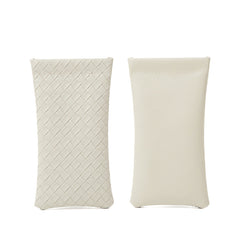 Fashionable Weave Pattern Sunglass Bag PU Leather Glasses Case Phone Bag
