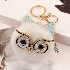 Cute Owl Keychain for Women Bags Car Keys Girls Handbag Backpack Pendant
