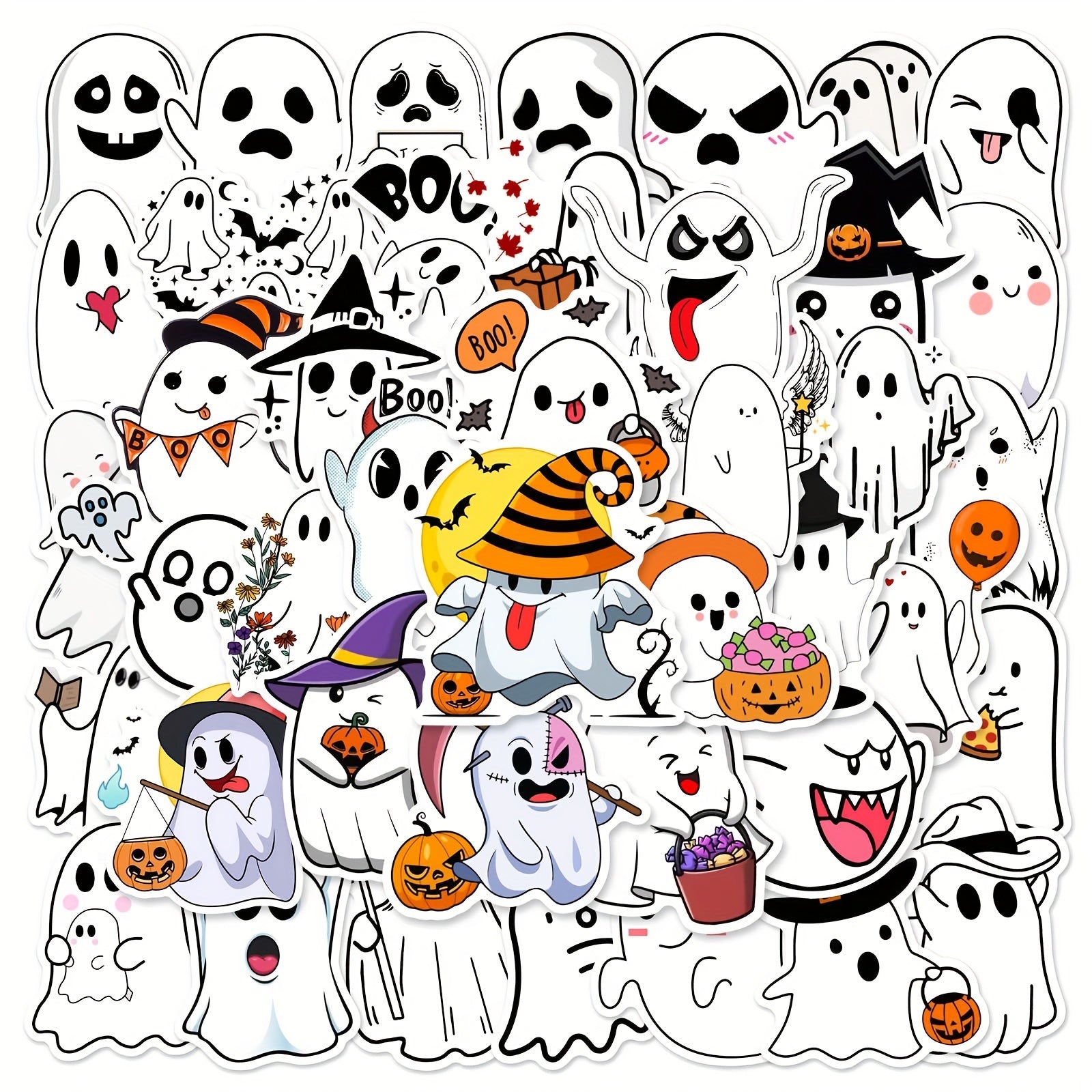 50pcs Specter Graffiti Stickers Waterproof Decoration DI
