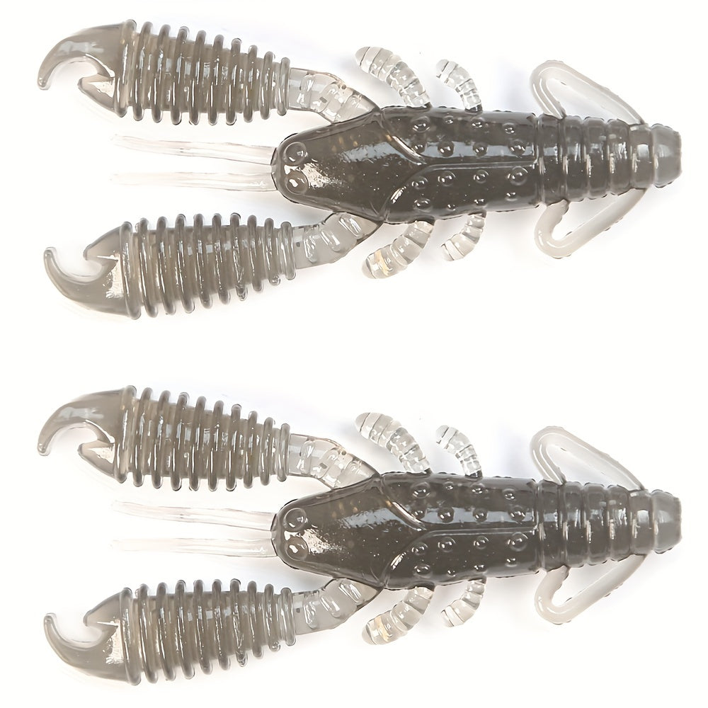 10pcs TPR Floating Shrimp Lures 40mm 60mm Fishing Tackle
