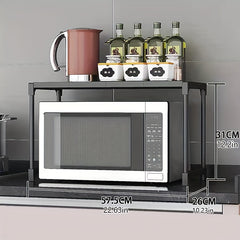 2 3 Layer Microwave Oven Rack Kitchen Storage Rack Spice Box Storage Rack