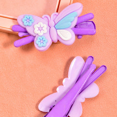 Girls Butterfly Hair Clip Hairpin Side Clip Headwear Princess Hair Accessories