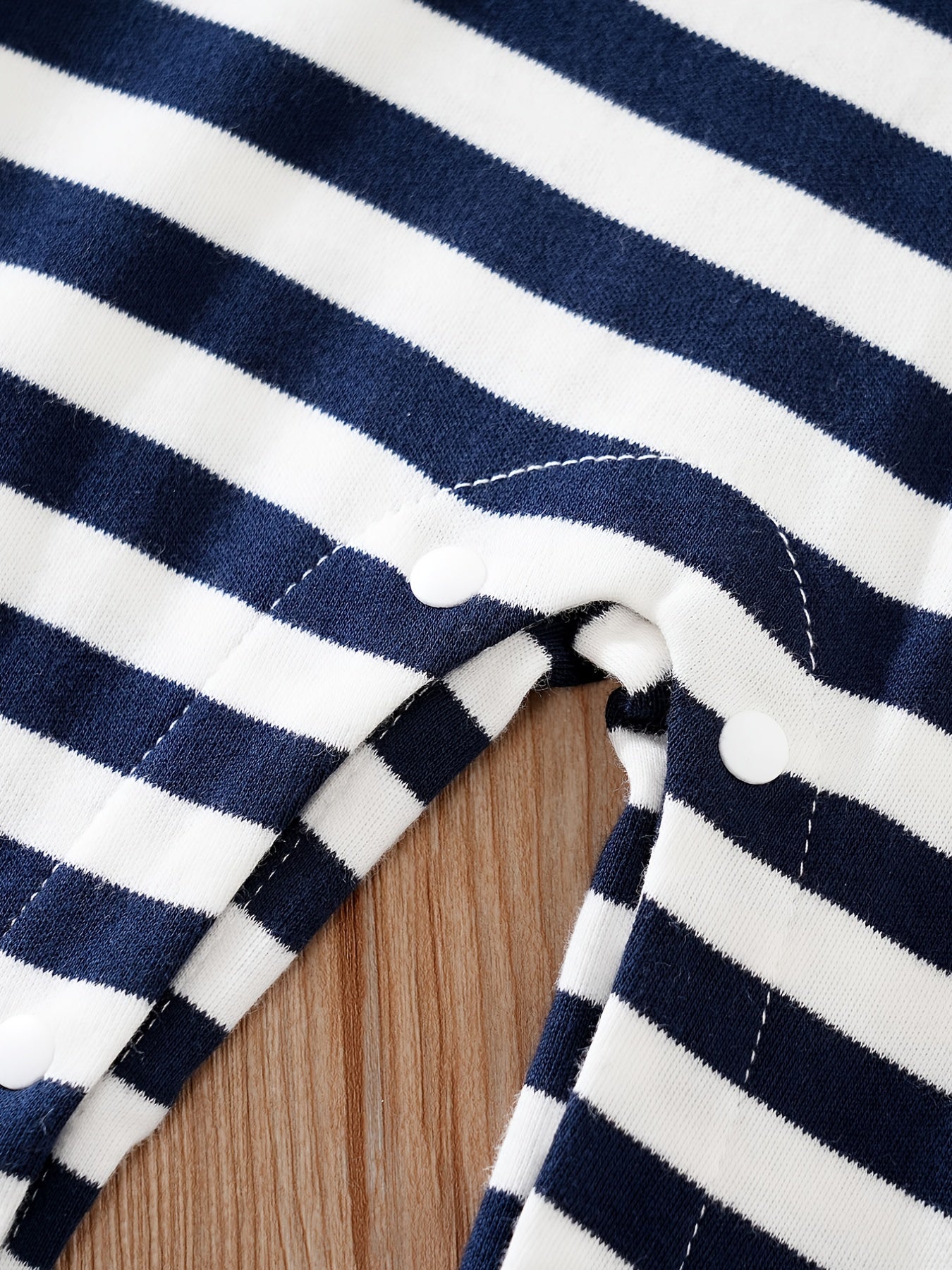 Baby Boys Navy Striped Long Sleeve Bodysuit