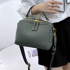 Vintage Leather Women's Handbag Convertible Shoulder Bag