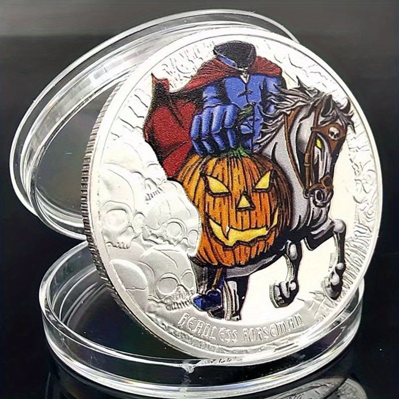 Spooky Halloween Coins - Skulls, Pumpkins, Werewolves