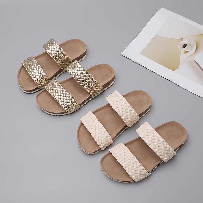 Girls Open Toe Slippers Lightweight Breathable Indoor Outdoor Beach All Seasons