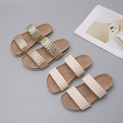Girls Open Toe Slippers Lightweight Breathable Indoor Outdoor Beach All Seasons