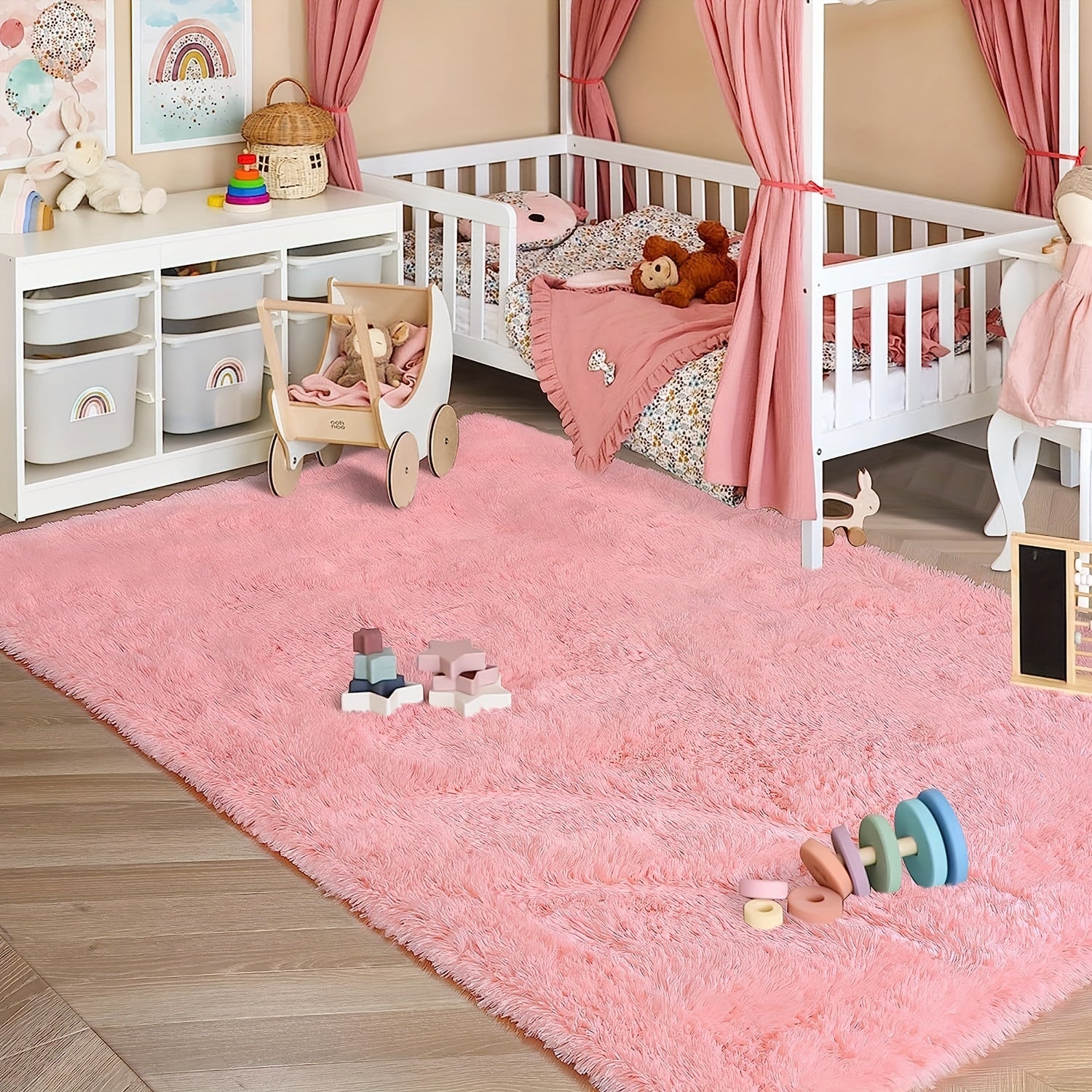 Soft Fluffy Area Rug for Bedroom Living Room Large Plush Furry Shag Rug