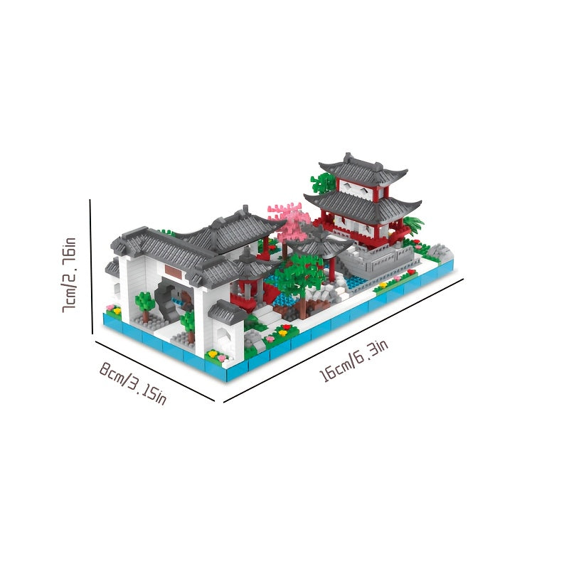Traditional Chinese building blocks 1000 pcs