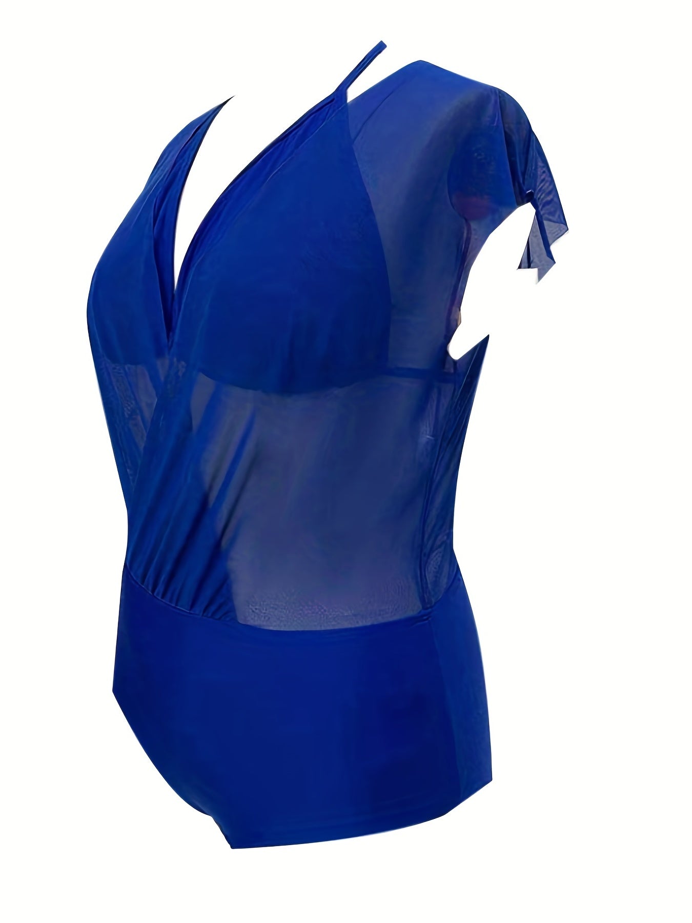 Mesh One Piece Bodysuit Swimsuit Set