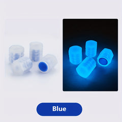 20pcs Fluorescent Night Glowing Valve Caps for Car Motorcycle Bicycle Tyre Hub