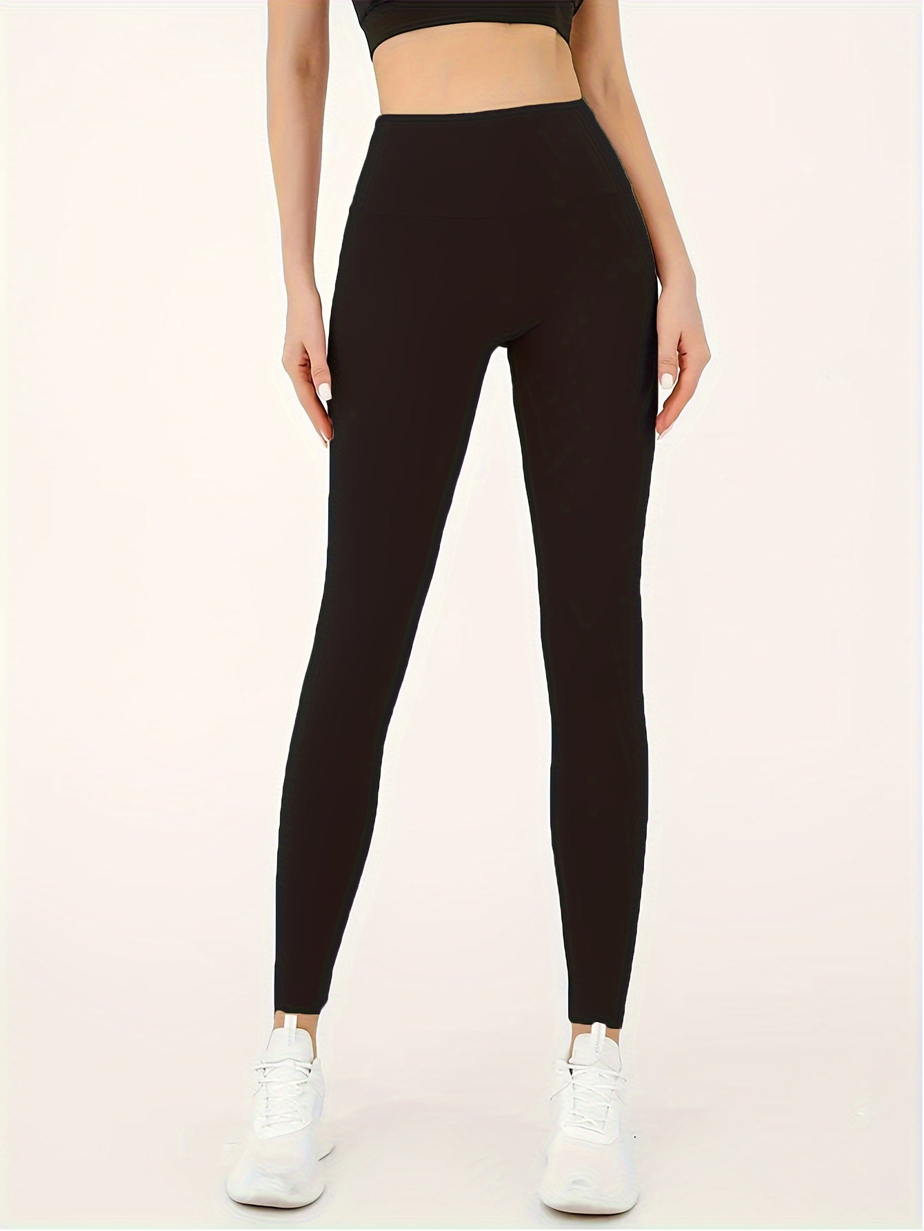 Sports Leggings Women's Plus Tummy Control Yoga Leggings