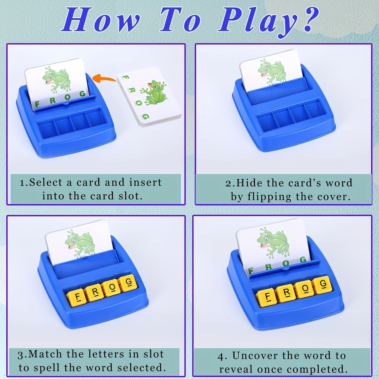 Interactive Letter Learning Game for Kids - Word Recognition & Spelling Activity