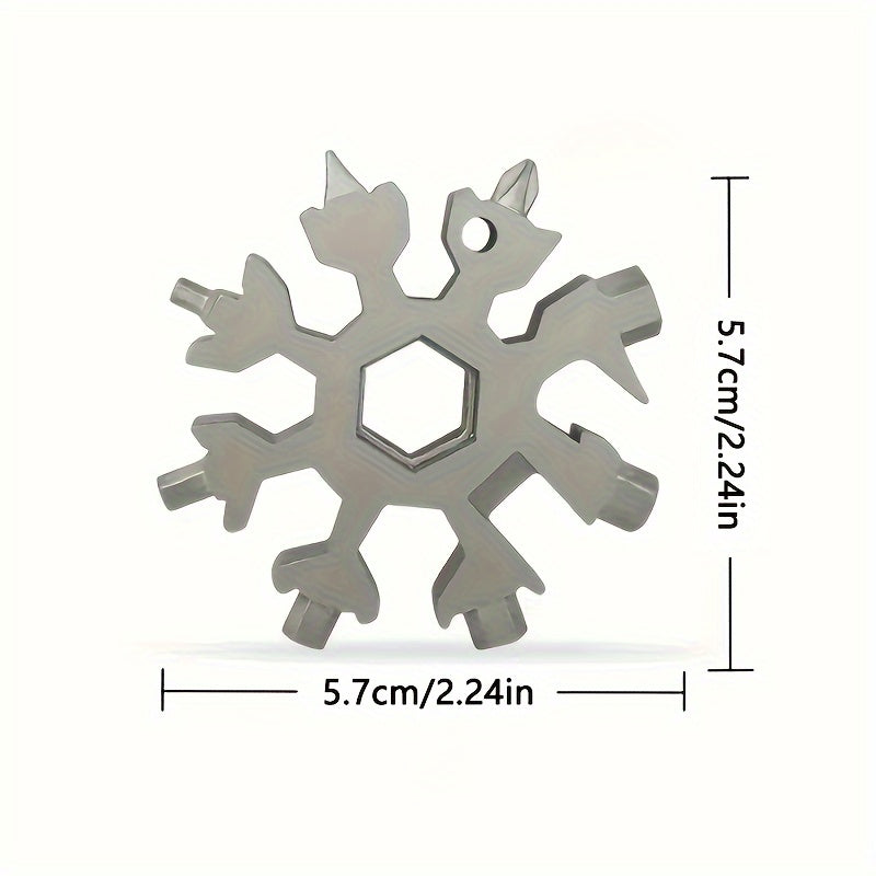3pcs Snowflake Wrench with Screwdriver & Bottle Opener