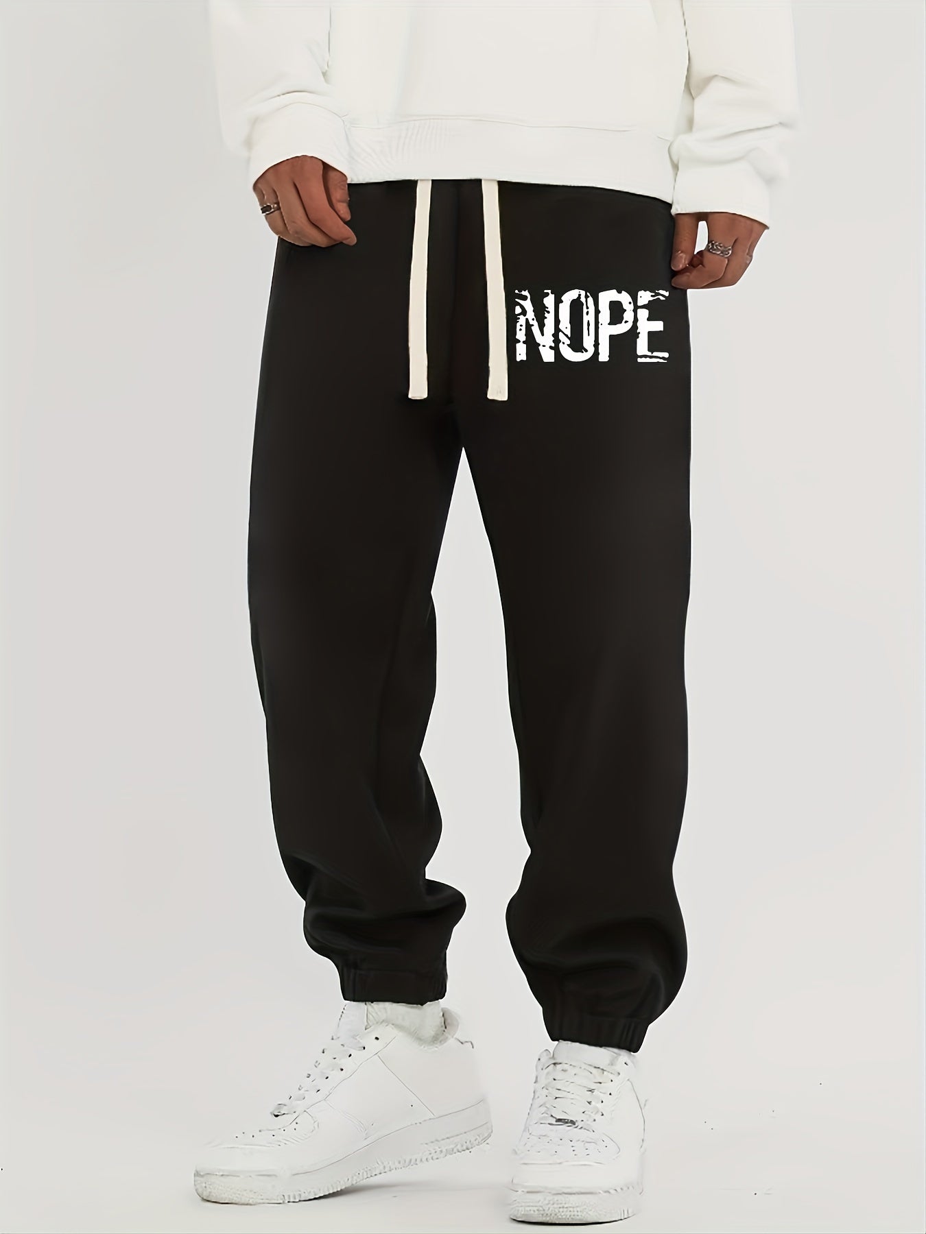 Men's Ok Graphic Print Sweatpant Casual Loose Jogger Pants
