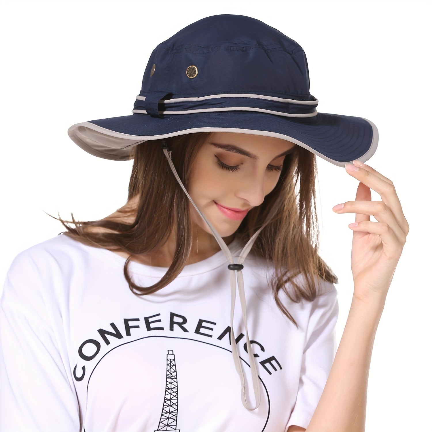 Quick Drying Sun Hat with Neck Guard UV Protection Boonie Hat