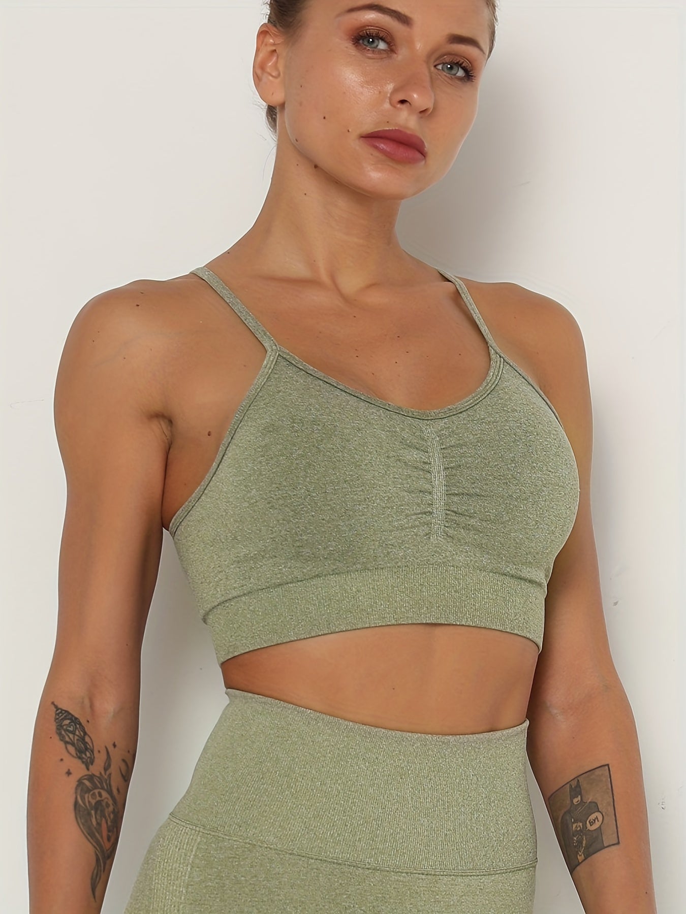 Adjustable Strap Sports Bra Seamless Comfortable and Supportive Activewear