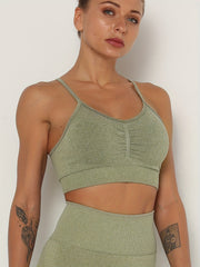 Adjustable Strap Sports Bra Seamless Comfortable and Supportive Activewear