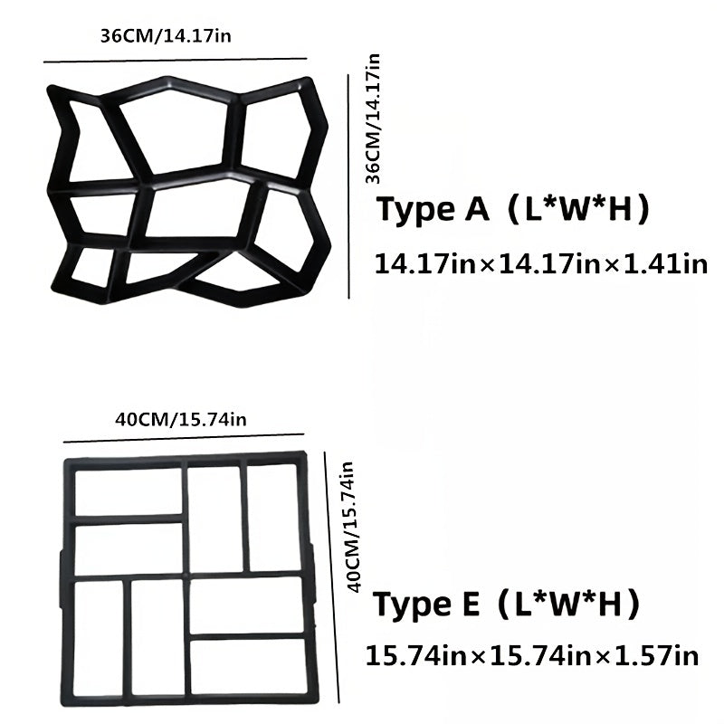 Cement Paving Mold Embossed Flooring Brick Mold