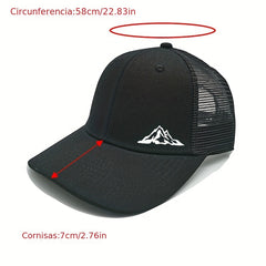 Mountain Baseball Cap Multicolor Mesh Hat Unisex