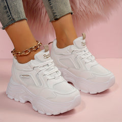Women's Thick Bottom Running Shoes Mesh Outdoor Sneakers