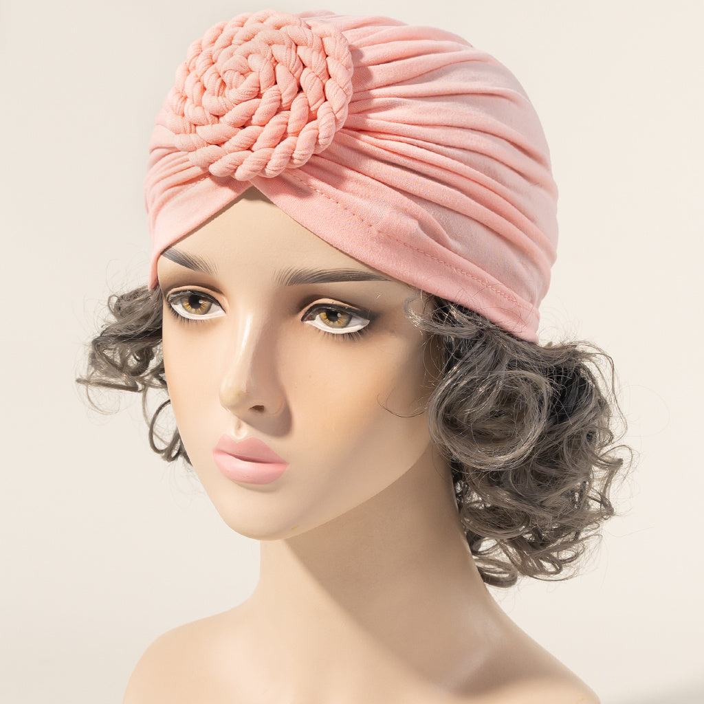 Big Twisted Knotted Tied Turban Boho Hat Pre Tied Knotted Turban Hat For Women