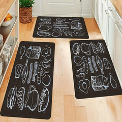 Soft Kitchen Rug Anti Fatigue Cushioned Waterproof Mat Non Slip