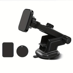 Magnetic Car Phone Holder Telescopic Dashboard & Windshield Bracket