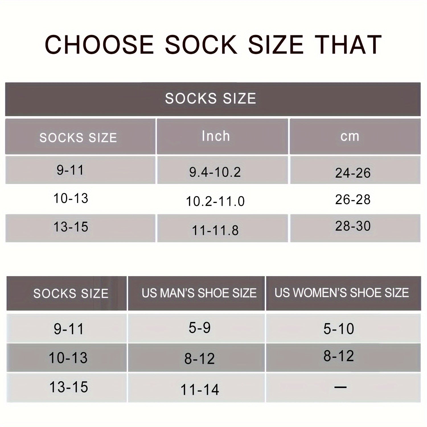 2 Pairs Wool Knee High Pressure Socks Size Up 15-20mmHg