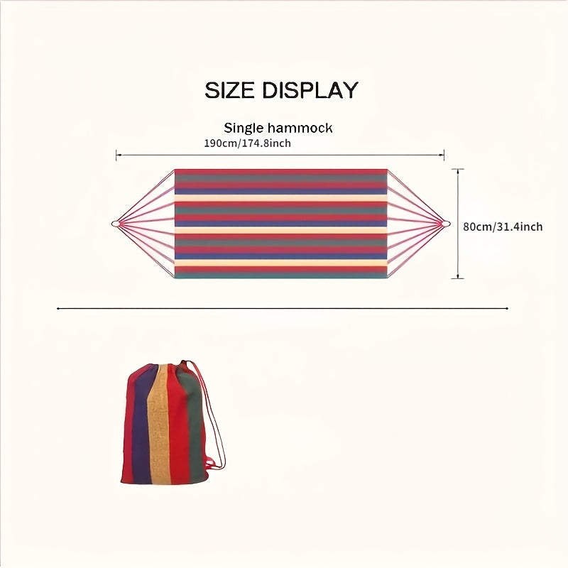 Outdoor Swing Camping Canvas Hammock Portable Hammock Camping Accessories