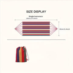 Outdoor Swing Camping Canvas Hammock Portable Hammock Camping Accessories