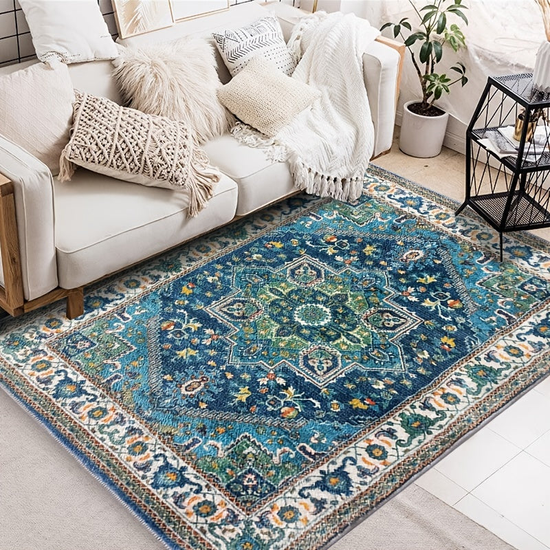 Vintage Carpet Boho Floor Mat Sofa Tea Table Blanket