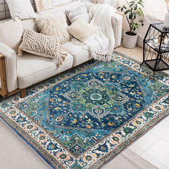 Vintage Carpet Boho Floor Mat Sofa Tea Table Blanket
