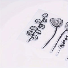 Flower Clear Stamp for Card Decoration DIY Scrapbook Album Crafts