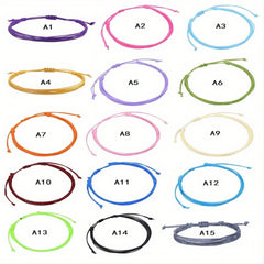 Adjustable Waterproof Bracelet Set Boho Style Colorful Bracelets For Girls