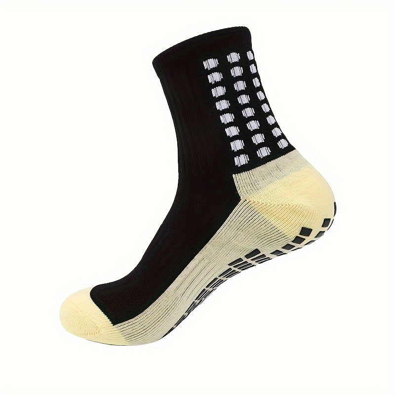 Men's Non Slip Mid Crew Sport Socks