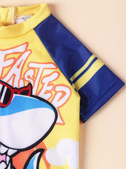 Baby Boys Surfaster Sharks Graphic Swimsuit Infant Toddler Swimming Costume