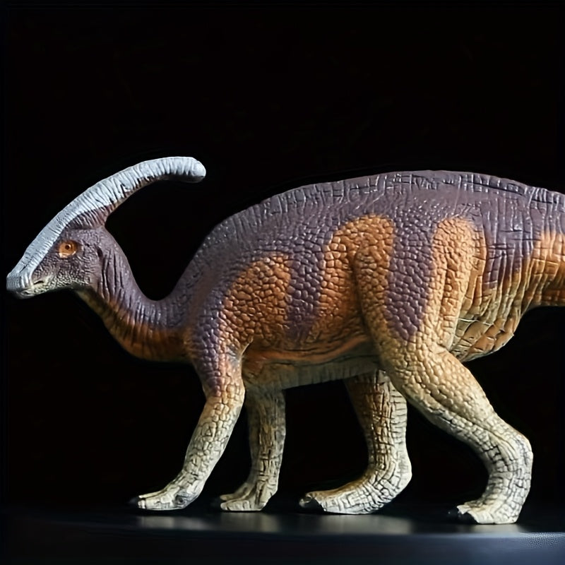 Jurassic Parasaurolophus Dinosaur Toy Realistic Model with Detailed Scales